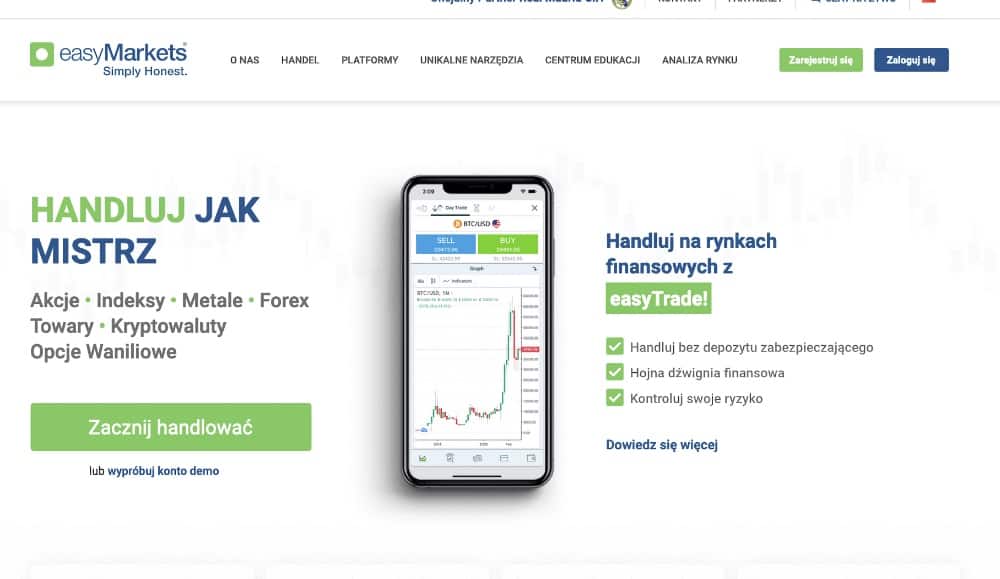Easy markets – broker forex dla początkujących i średnio-zaawansowanych. Czy warto spróbować? Wasze opinie
