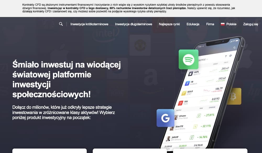 Etoro – innowacyjny broker forex. Czy warto spróbować? Wasze opinie